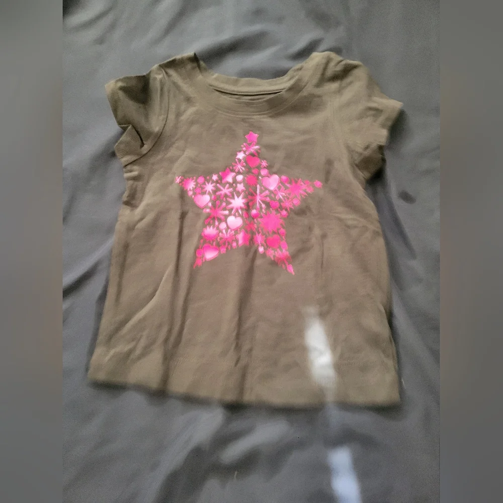 Cat & Jack Short Sleeve Top Size 2T Holiday wear New Without Tags